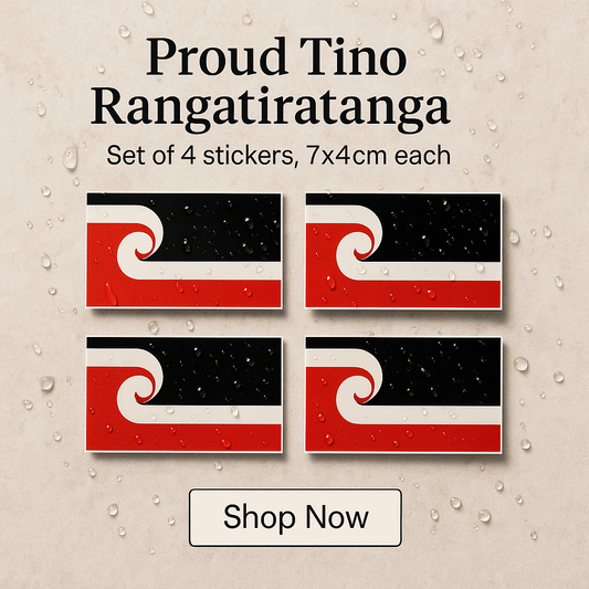 Tino Rangatiratanga Stickers - 4pcs